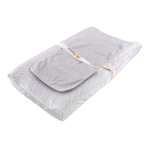 Ingenuity Basic Changing Essentials Kit with Changing Pad, Cover, and Waterproof Liner,