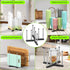 Retractable Bottle Drying Rack, Foldable Baby Bottle Drying Rack, Collapsible Draining Rack for Reusable Bag, Cutting
