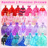 75 Package,5 4 8 3 Set 2 Swimsuit,30 20 10 3-10 Pcs Doll Clothes and Accessories Gift Box Wedding Gowns Evening Dresses