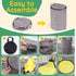 13"W x16.5"H Toy Storage Organizer for Playroom, Foldable Bin with Play Mat & Zipper - Large Capacity Organizer