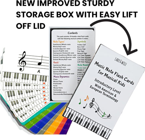 Lark & Wolf Learn to Read Music Flash Cards
