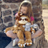 MaoGoLan Sloth Stuffed Animal Set - 5 Pcs Large Mommy Sloth with Babies Plush Toys, 3 Toed Sloth for Kids 22 Inches