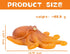 FUNSCENE Mini Realistic Under The Sea Life Figure for Toddler Bath Bathtub, TPR Super Stretch Octopus Toy, Great