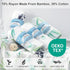 4-Pack 47 47 Inches, Baby Muslin Swaddle Blankets, x Soft Breathable Bamboo Cotton Blend, Lightweight Receiving Blanket