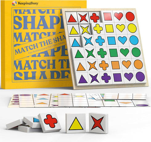Keeping Busy Match The Shapes Large Dementia Activities for Seniors Dementia Products