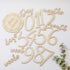 Baby Milestone Numbers | Baby Photo Props Wooden | Newborn Birth Announcement Card Wooden