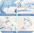 4 Set, Sets Set Piece Toddler Bedding Ultra Soft and Breathable Toddler Comforter for Boys & Girls, Crib Bedding