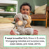 8 0+M Ingenuity Sylvi Cuddle Pal Daytime Baby Soother, Cry Activated, Soothing Songs, - Plush Bunny