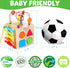 8-in-1 1 2 12-18 1st Batlofty Wooden Activity Cube, Montessori Toys for Year Old Girl Boy Toddler| Sensory Educational
