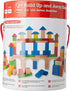 Award Winning Hape Kid's Wooden Building Block Set - 100 Pieces