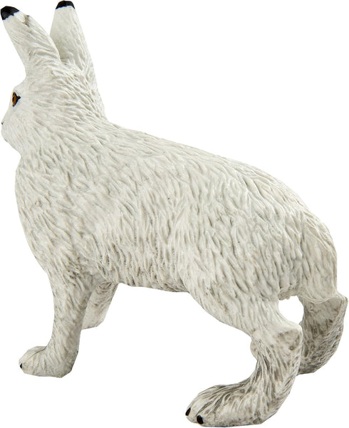 Safari Ltd. Arctic Hare Figurine - 2.5" Detailed Plastic Model Figure for Boys, Girls & Kids Ages 3+