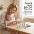 WHYLHJ Trimmer Electric Nail File & for Seniors & Babies Rechargeable Quiet LED Light Built-in Storage Multiple Speeds