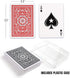 "LotFancy Waterproof Playing Cards - 100% Plastic, 2 Decks with Cases for Pool Beach Water Card Games"