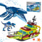 kiothdre 3 in 1 Ocean Explorer Dinosaur Building Set Compatible with Dinosaur