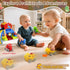 1 2 4 12-18 1st 1-3 Marstone Toddler Toys Year Old Boy Gifts: Dinosaur Slide with Animal Cars Educational Baby Toys