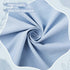 Hahafelt 28"x 52" 14" 4-Sided Blue Scalloped Crib Skirt with Drop Pleated Dust Ruffle with Split Corners for Baby Boys