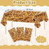 3 PCS Straw Tablecover Hay Bales for Farm Decoration, Waterproof Plastic Tablecloth for Parties