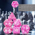 DND Dice Set, 20x7 (140 Pieces): Polyhedral Dice with Large Drawstring Bag for Dungeons and Dragons RPG