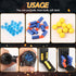 5 Pack Toy-Hand Grenade for CS Battle Game, 50 Foam Ammo Tactical CS-Grenade Fun Impact Pull Ring Toys for Outdoor