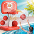 Bennol Basketball Hoop, Indoor/Outdoor Toys for Boys Ages 3-12, Poolside Basketball Game with 4 Balls