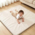 Joypony Baby Play Mat for Floor 50x50, 1.5 Thick Vegan Leather Crawling