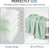 3 Pack (35 35'') Muslin Hooded Towels, Cotton Bath Towels With Hood for Newborn, Infant, Toddler - Soft and Absorbent