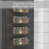 MGY 4Pack Clear Magnetic Baby Bottle Organizer for Refrigerator, Space-Saving Storage for Baby Bottles,Bottle Organizer