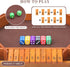 1-6 Shut The Box Dice Game - Vintage Style Wooden Board Game for Players, Fun Family Classroom Home Party & Pub