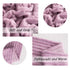 50X60 Inches 50"x60", NTBAY Plush Flannel Oversized Baby Blanket, Soft and Warm Toddler Blanket with Striped Texture
