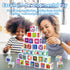 PLAY ABC Building Blocks for Toddlers 1-3, 28 PCS Plastic Baby Alphabet Letters Number Stacking Blocks Set