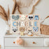 1-3 1st Zuzu Puzzle Personalized Name Puzzle for Toddlers with Animals, Handmade Learning Toy, CPC Certified, Keepsake