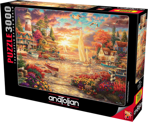 Anatolian Puzzle - Into The Sunset, 3000 Piece Jigsaw Puzzle, Multicolor, Standard