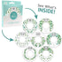 Botanical Nursery Closet Dividers - 7x Size Dividers for Baby Clothes, Eucalyptus Vines Greenery Decor