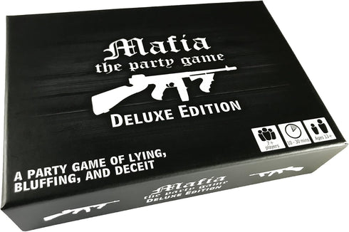 Apostrophe Games Mafia The Party Game Deluxe Edition – Lying, Bluffing, Deceit Card Game for Adults and Teens