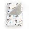 Ashton Plush Baby Blanket 30' x 40' Soft Fleece, Grey Astronaut and Space Theme for Newborn & up