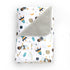 Ashton Plush Baby Blanket 30' x 40' Soft Fleece, Grey Astronaut and Space Theme for Newborn & up