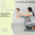 Elbow Set 4 Comfortable Baby Bath Kneeler and Rest Pad - Kneeling Pad Bath Mat with Toy Organizer Pockets,Non-Slip Baby