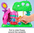 Fisher-Price Imaginext DreamWorks Trolls Flower Fun Campsite Playset with Poppy Figure for Kids Ages 3+
