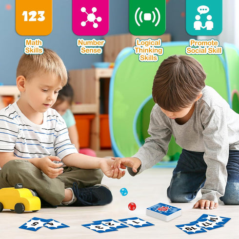 Math Games for Kids, Addition, Subtraction, Multiplication, Division Flash Card Educational Learning Games for Family
