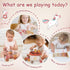 6-12 6-12-18 6+ FEBALHS Montessori Toys for Months, Baby Toys Months with Montessori Baby Blocks Toy, Shape Sorting