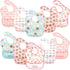 Hudson Baby Unisex Baby Waterproof Polyester Bibs, Feeder, Sweetest Cupcake