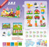 2026 Set -12-in-1 6+, New Easter Gifts Building for Kids Happy Farm Village Building Toy with Prefilled Eggs, Easter