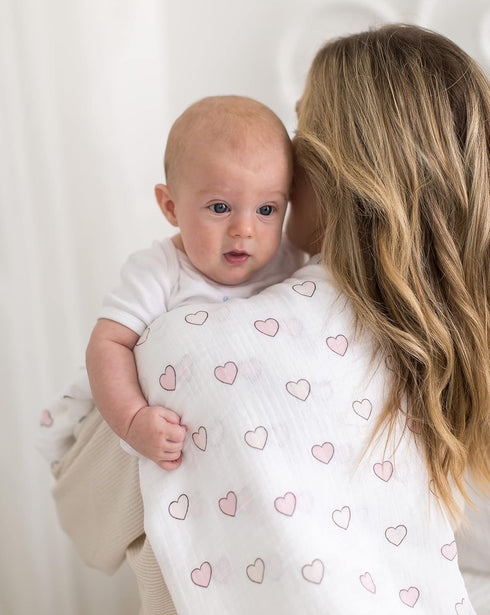 Marquisette SwaddleDesigns Receiving Swaddle Blanket for Baby Boys & Girls, Soft Premium Cotton Muslin, Best Shower
