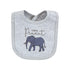 Touched by Nature Unisex Organic Cotton Baby Bibs, One Size, Classic Safari