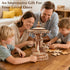 Wtufaelk 3D Wooden Puzzles for Adults Mechanical Music Box - Sky City Rotating Model Building Kits | Wood Puzzle DIY