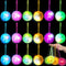 Civaner 24 Pcs Light up Balls LED Flashing Spiky Bouncy Balls 2.56