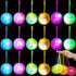Civaner 24 Pcs Light up Balls LED Flashing Spiky Bouncy Balls 2.56