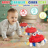 18 Tummy Baby Toys Months - Crawling Crab Time Toy with Musical Dancing Walking Bouncing Learning, Toddler Sensory