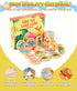 Wooden Match Memory Game for Kids, 24Pc Matching Cards with 5Pc Stickers, Educational Game for Pre-K Development