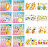 TIAMECH Make Your Own Musical Instrument Stickers - 24 Sheets Drum Guitar